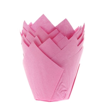 Tulpen Muffin Förmchen - Pink